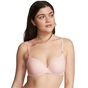 Victoria’s Secret Love Cloud Perfect Shape Incredible Push-up Bra 36D Pink NWT